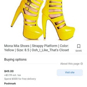Mona Mia Strappy High Heels